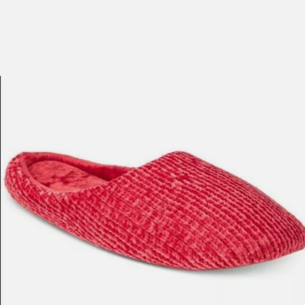 Charter club chenille memory foam slippers . S/M/L